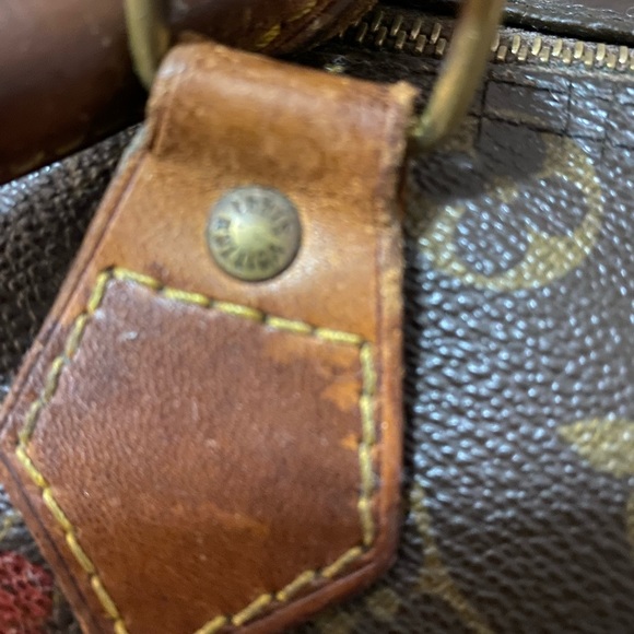 Custom painted Authentic Louis Vuitton Speedy Bag - Picture 11 of 15